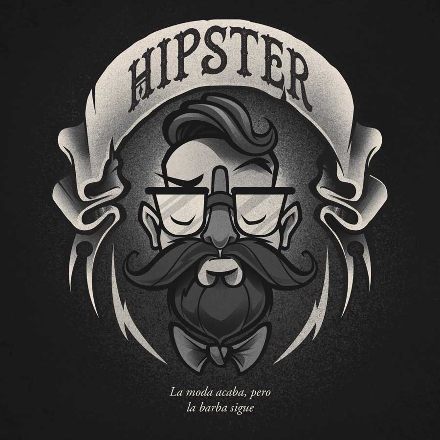 Barbas hipster