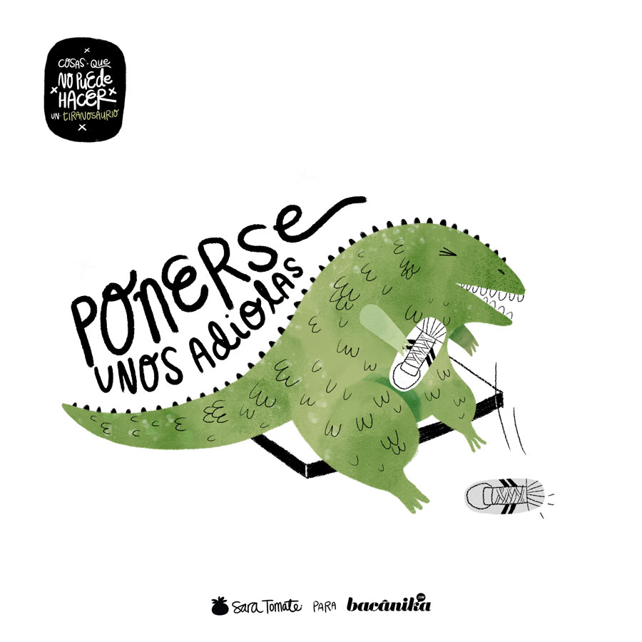 TIRANOSAURIO 03 PonerseUnosAdidas