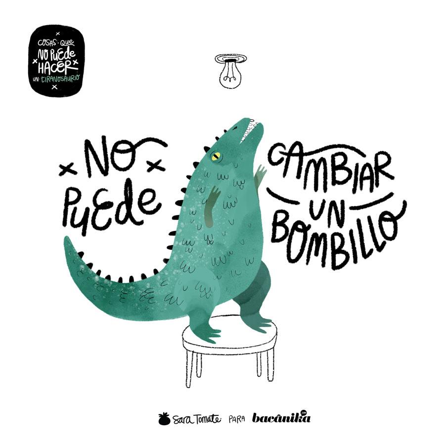 TIRANOSAURIO 05 NoPuedeCambiarBombillo