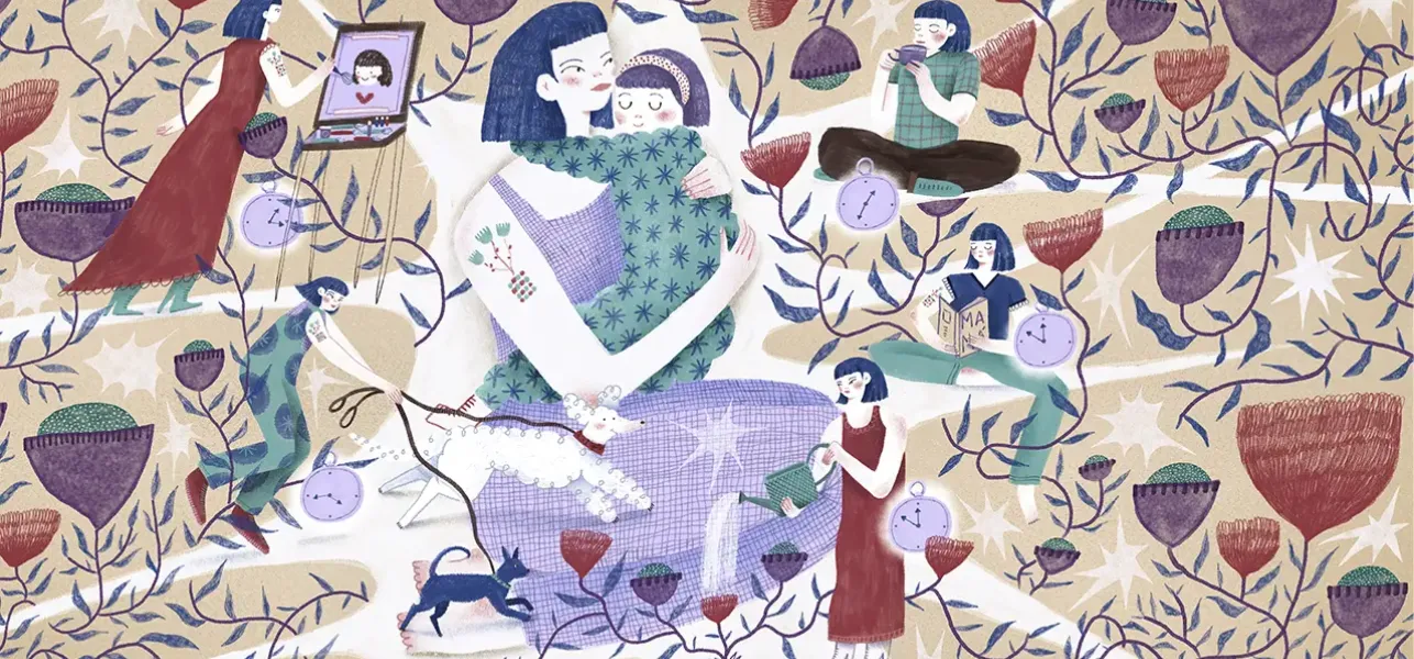 maternidad con la vida creativa
