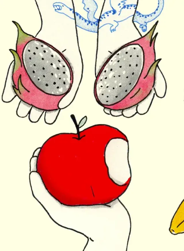 Frutas hermosamente diseñadas