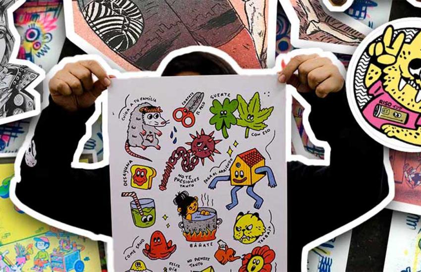 Taller Colmillo: el hogar colaborativo de la risografía en Bogotá.