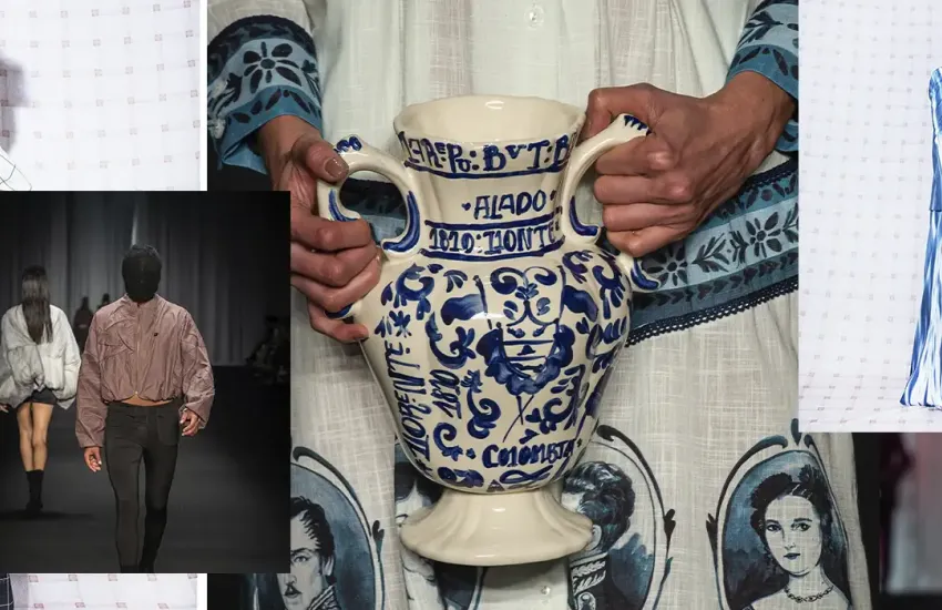 Detrás de una pasarela con tres marcas colombianas