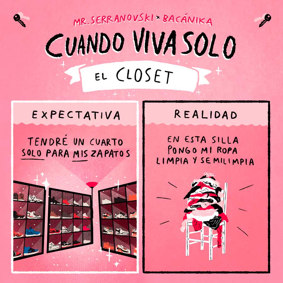 MrSerranovskiXBacanika VIVIR SOLO closet