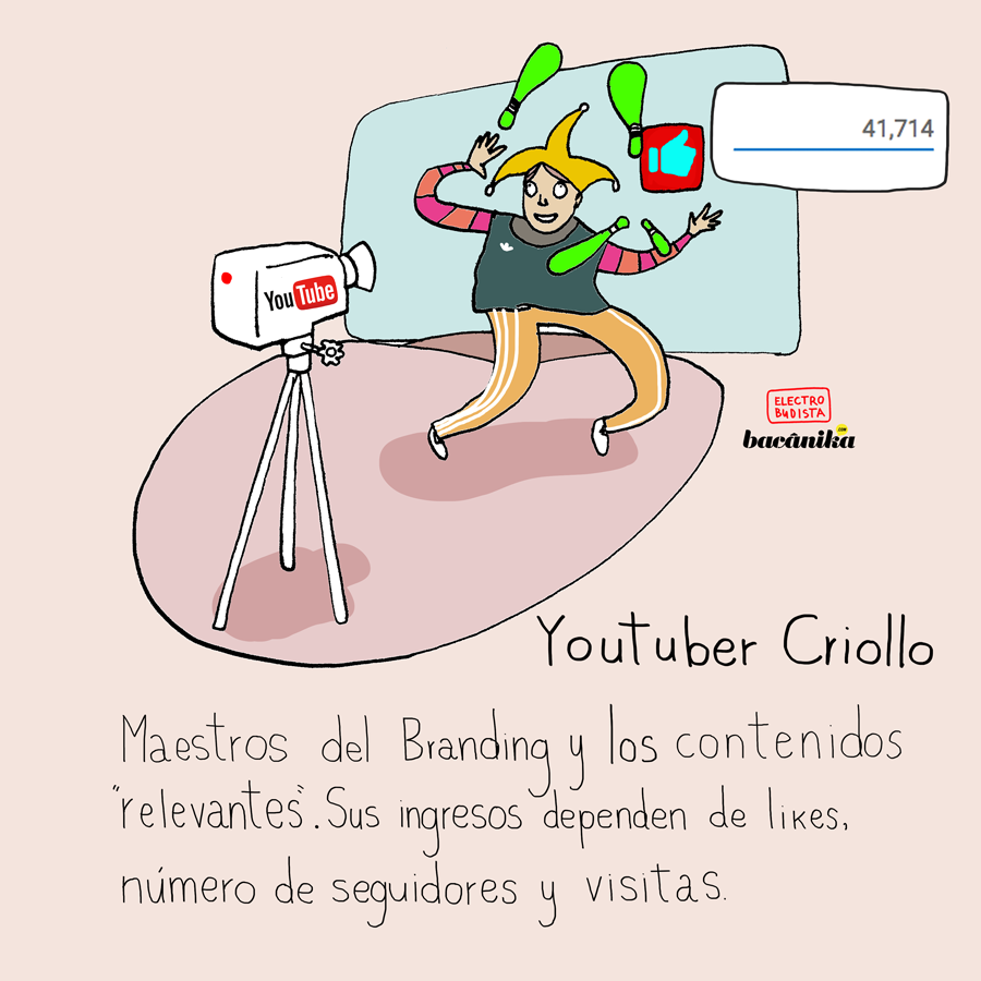 Electrobudista youtuber-criollo