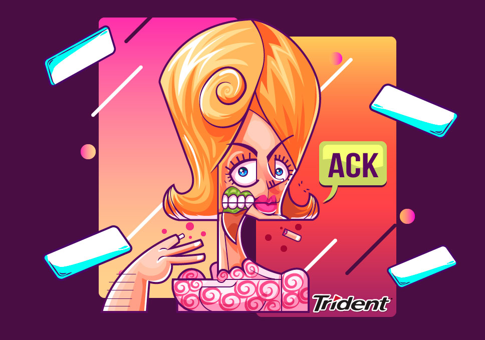 chicles ack trident