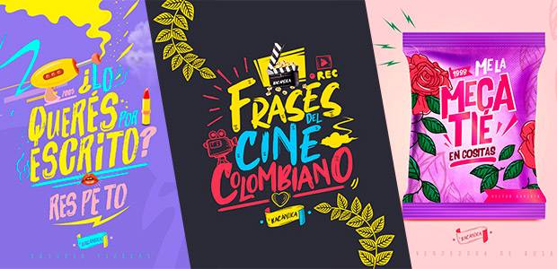 En lettering: frases del cine colombiano