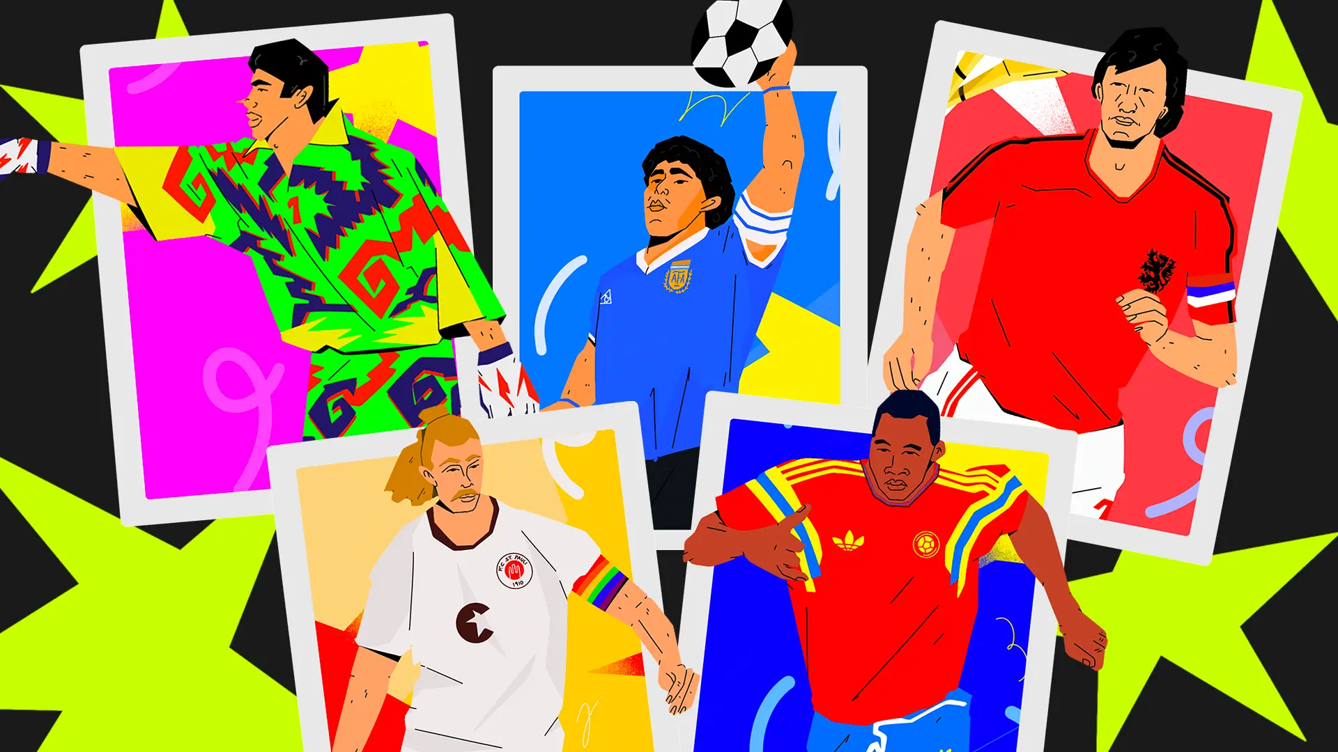 Camisetas icónicas de fútbol