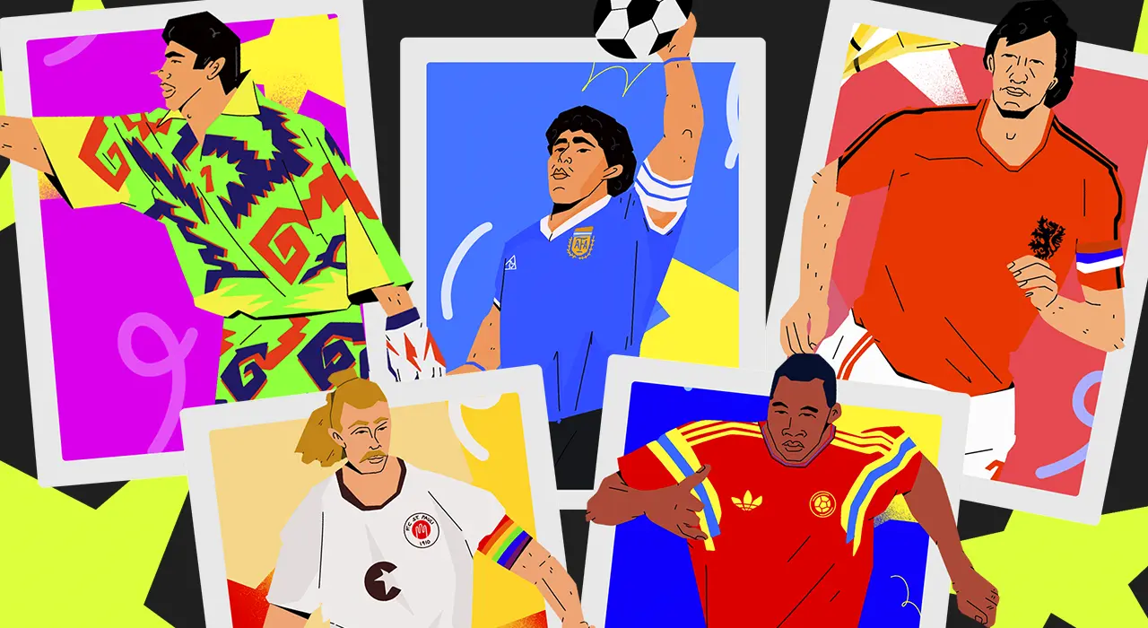 Camisetas icónicas de fútbol