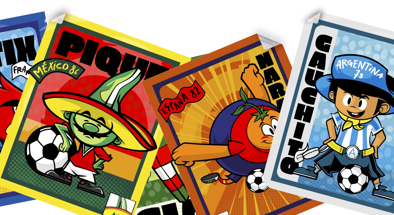 mascotas de los Mundiales