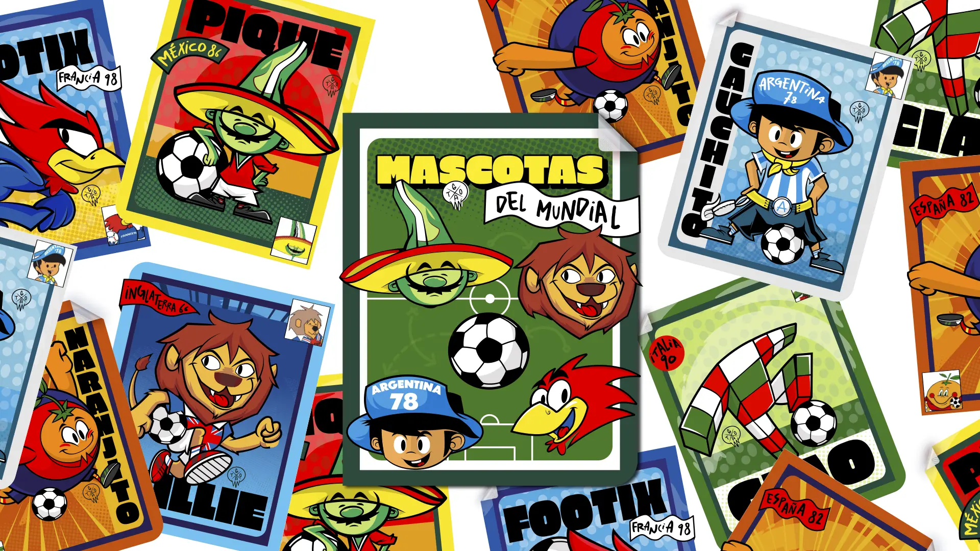 mascotas de los Mundiales
