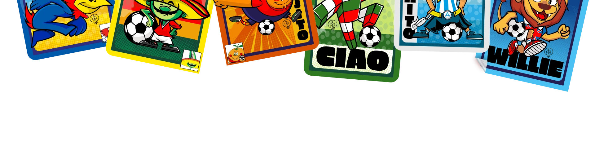 mascotas de los Mundiales
