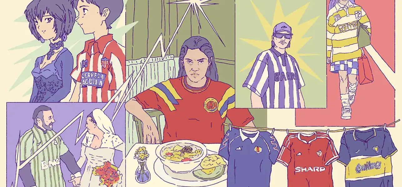 Ir a una cita vistiendo una camiseta de fútbol: historia de una tendencia