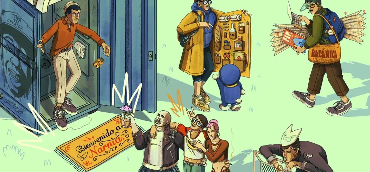 Tipos de amigos en festivales