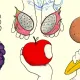 Frutas hermosamente diseñadas