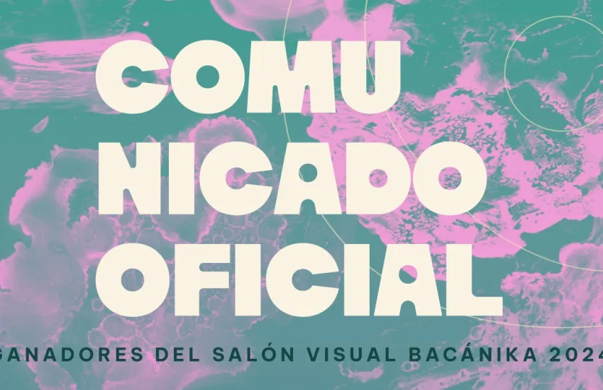 Comunicado oficial Ganadores del Salón Visual Bacánika 2024