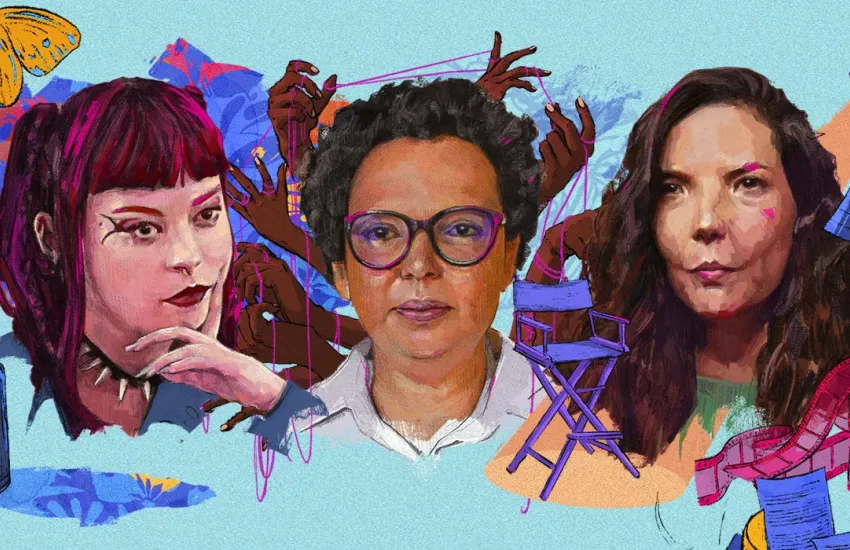 Ocho mujeres ásperas colombianas ilustradas