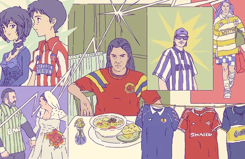 Ir a una cita vistiendo una camiseta de fútbol: historia de una tendencia