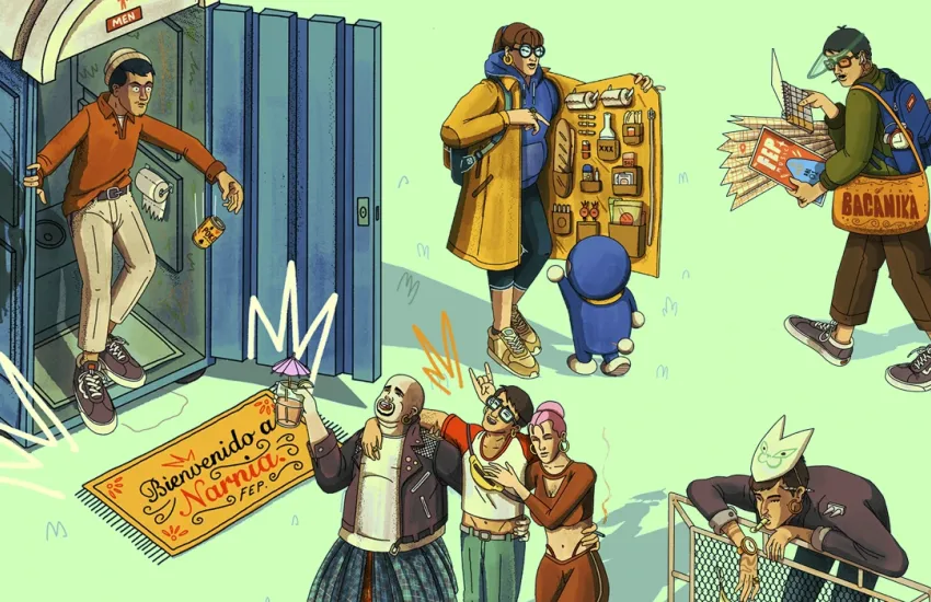 Tipos de amigos en festivales