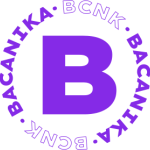 Logo Bacanika morado